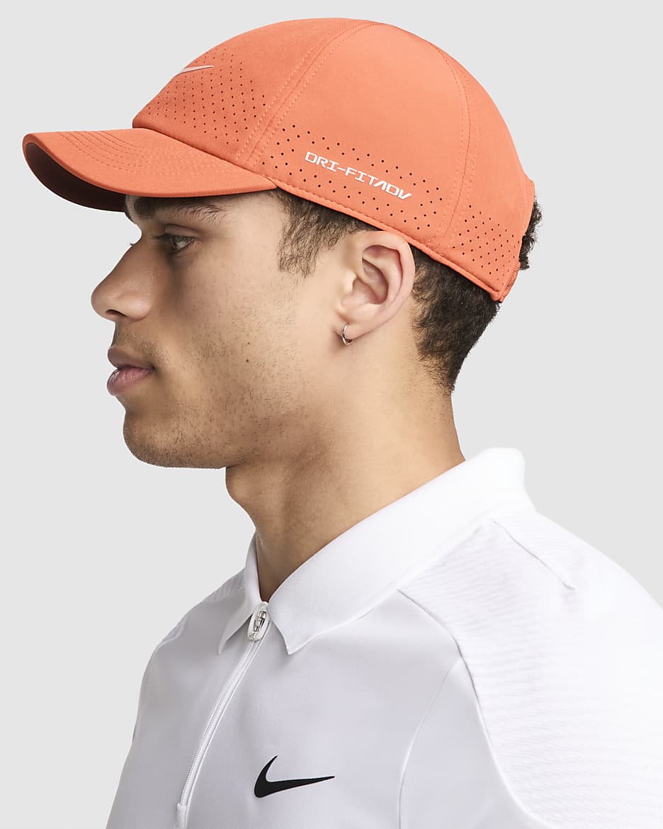 Nike Dri-FIT ADV Club Unstructured Tennis Cap - Cosmic Clay/Pink Quartz