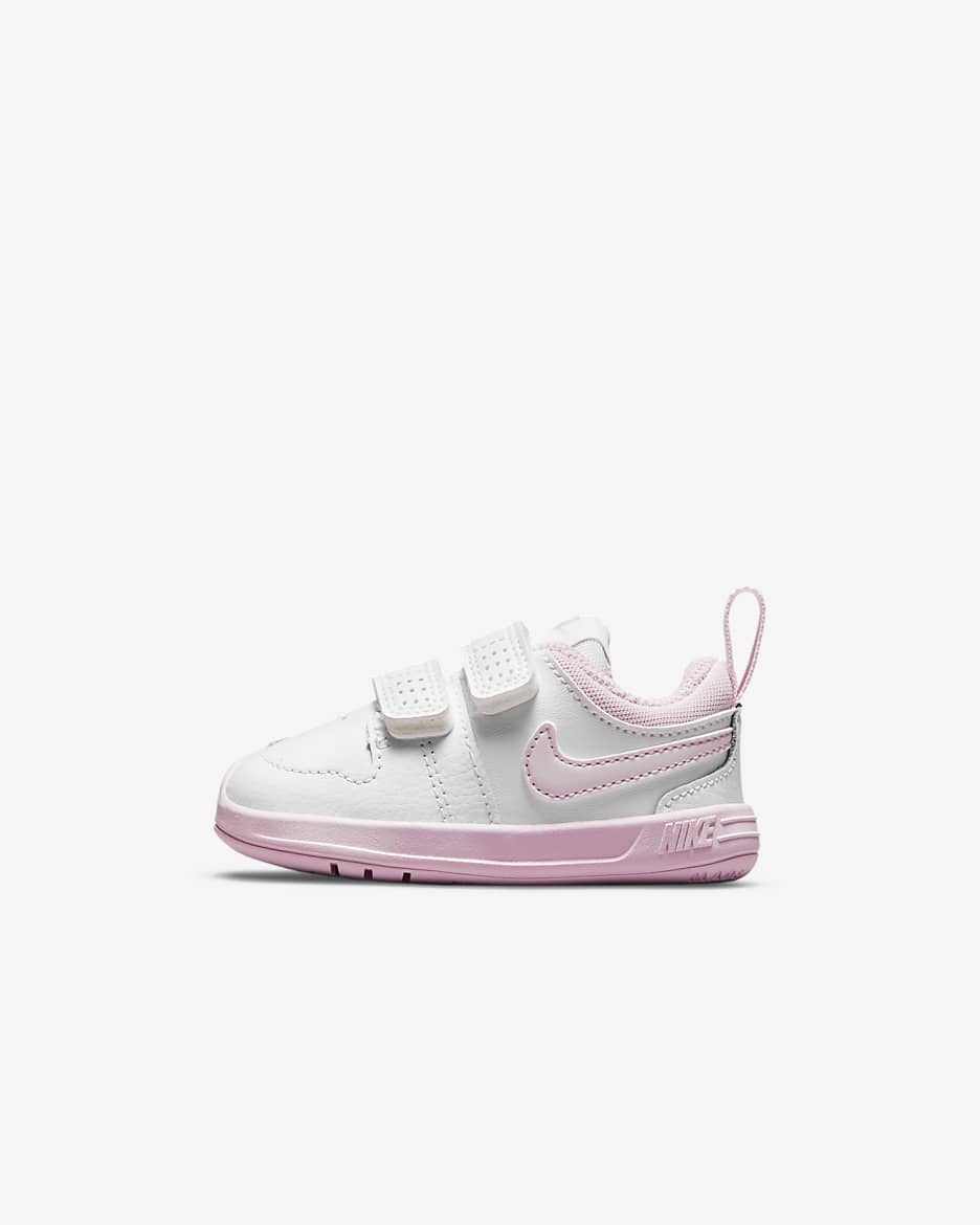 Nike Pico 5 嬰幼兒鞋款 - 白色/Pink Foam