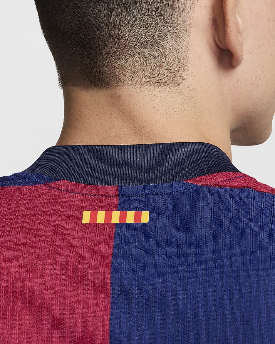 Męska koszulka piłkarska Nike Dri-FIT ADV Authentic FC Barcelona Match 2024/25 (wersja domowa) - Deep Royal Blue/Noble Red/Midnight Navy/Club Gold