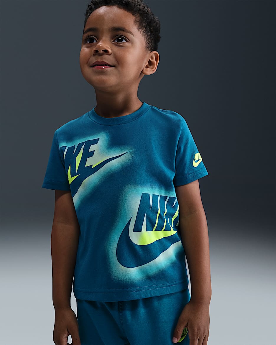 Nike Glow With Me Toddler T-Shirt - Green Abyss