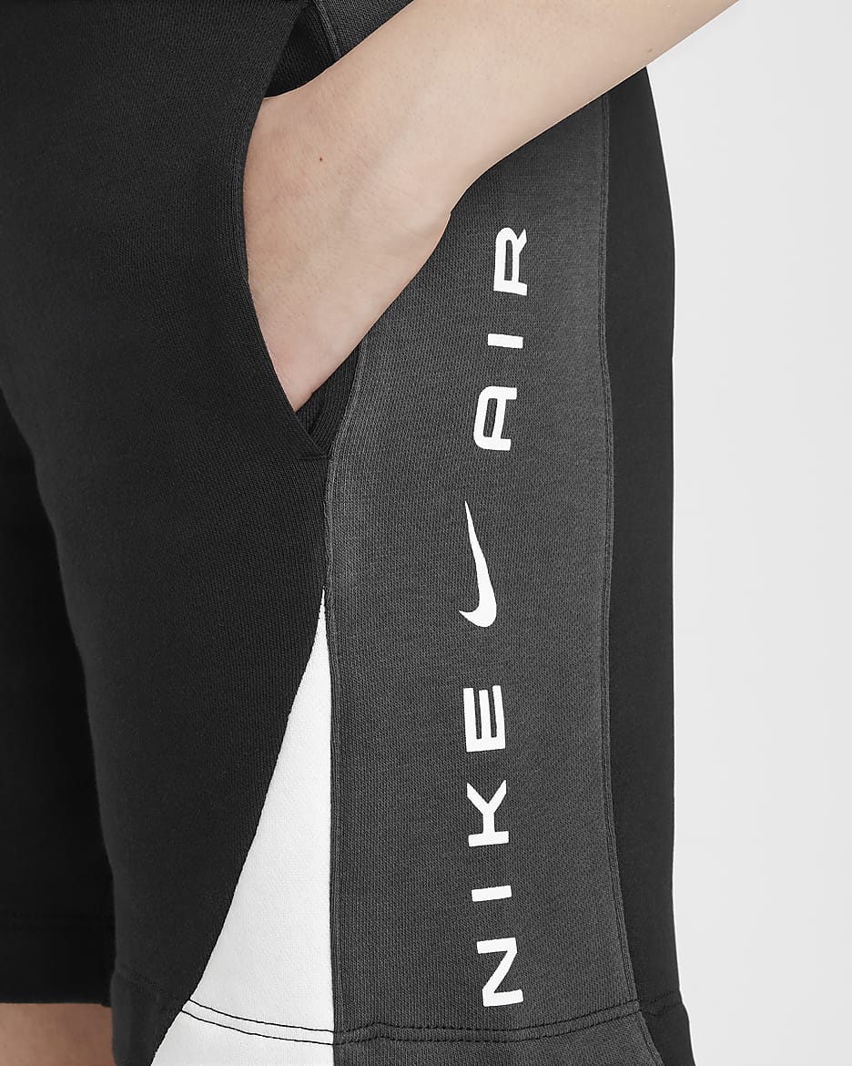 Nike Air shorts til store barn - Svart/Anthracite/Hvit/Hvit