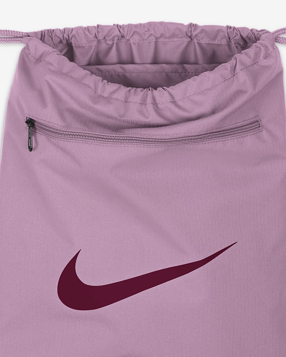 Nike Brasilia 9.5 Training Gymsack (18L) - Orchid/Black/Dark Beetroot