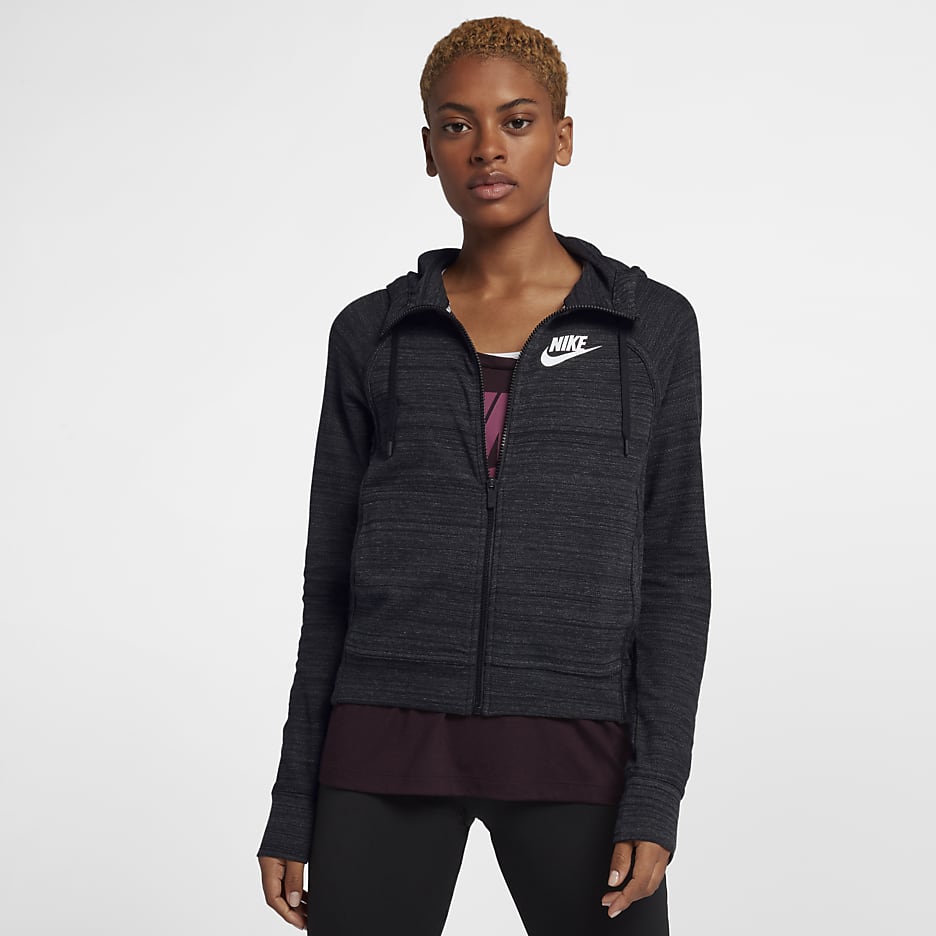 Nike Sportswear Advance 15 Women's Knit Jacket - Black/White