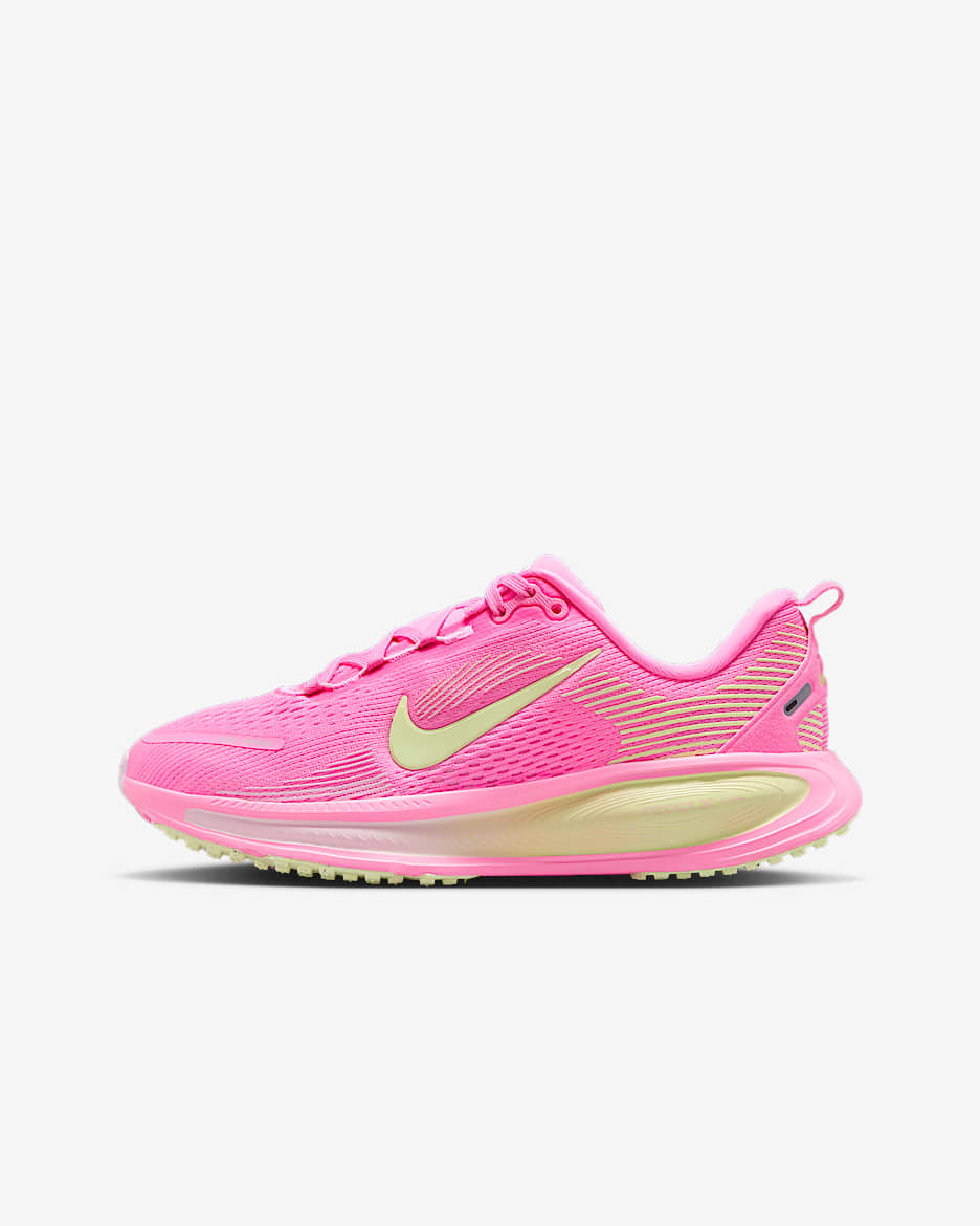 Nike Vomero 18 Older Kids' Road Running Shoes - Pink Spell/Pink Foam/Barely Volt