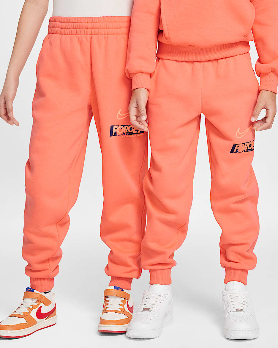 Survêtement Erling Haaland Club Fleece pour ado - Light Wild Mango/Orange Pulse
