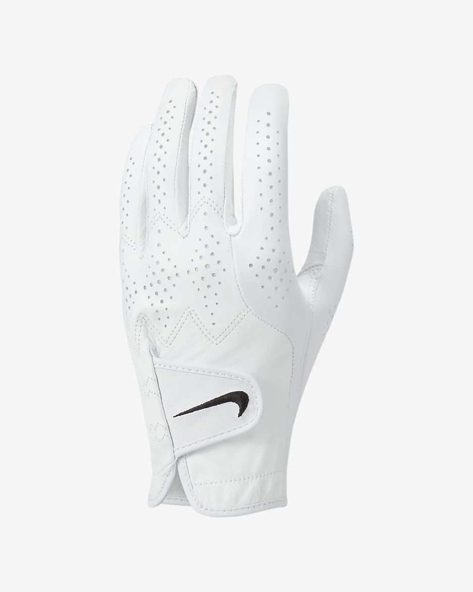 Nike Tour Classic 4 Golf Glove (Left Cadet) - Pearl White/Black
