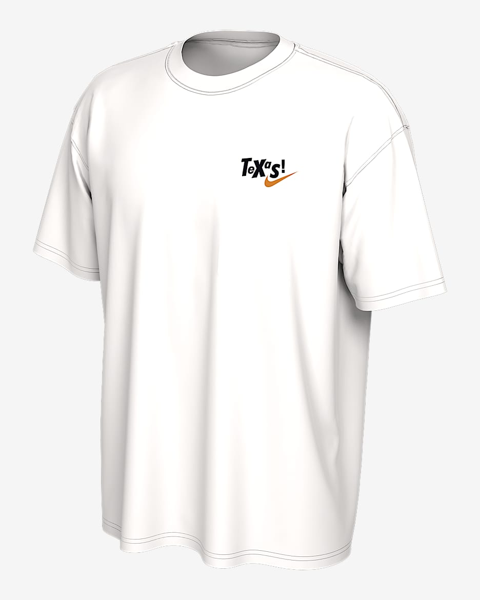 Texas Nike College T-Shirt - White