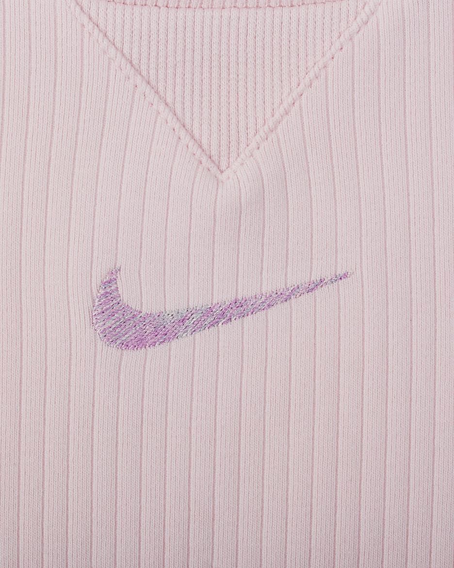 Dupačky Nike „Ready, Set“ pro kojence - Pink Foam