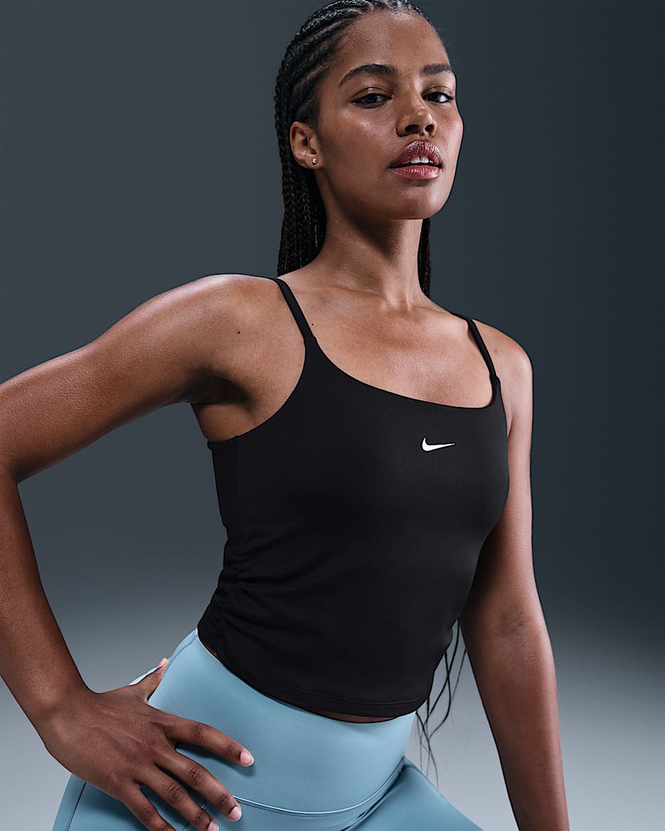 Nike One Women's Dri-FIT Tank Top - Black/White
