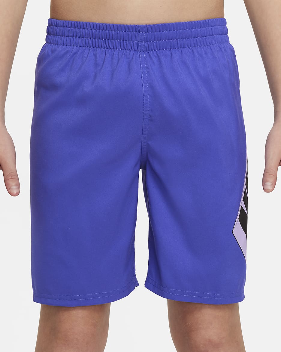 FULL SEND BOY'S BLUE ACTIVE SWIM SHORTS SIZE M NWT #38C good