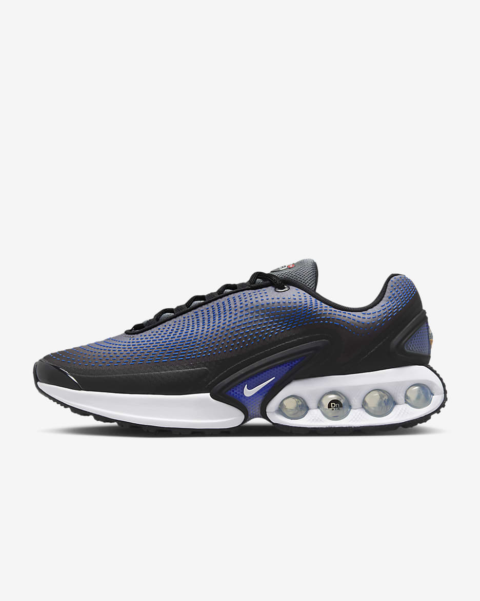 Nike Air Max DN Shoes - Black/Light Smoke Grey/Racer Blue/White