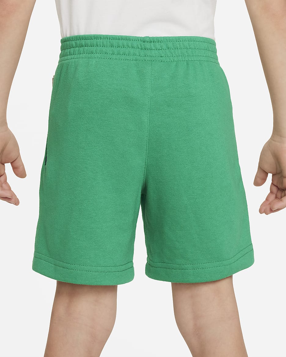 Nike Sportswear Paint Your Future Little Kids' French Terry Shorts - Stadium Green