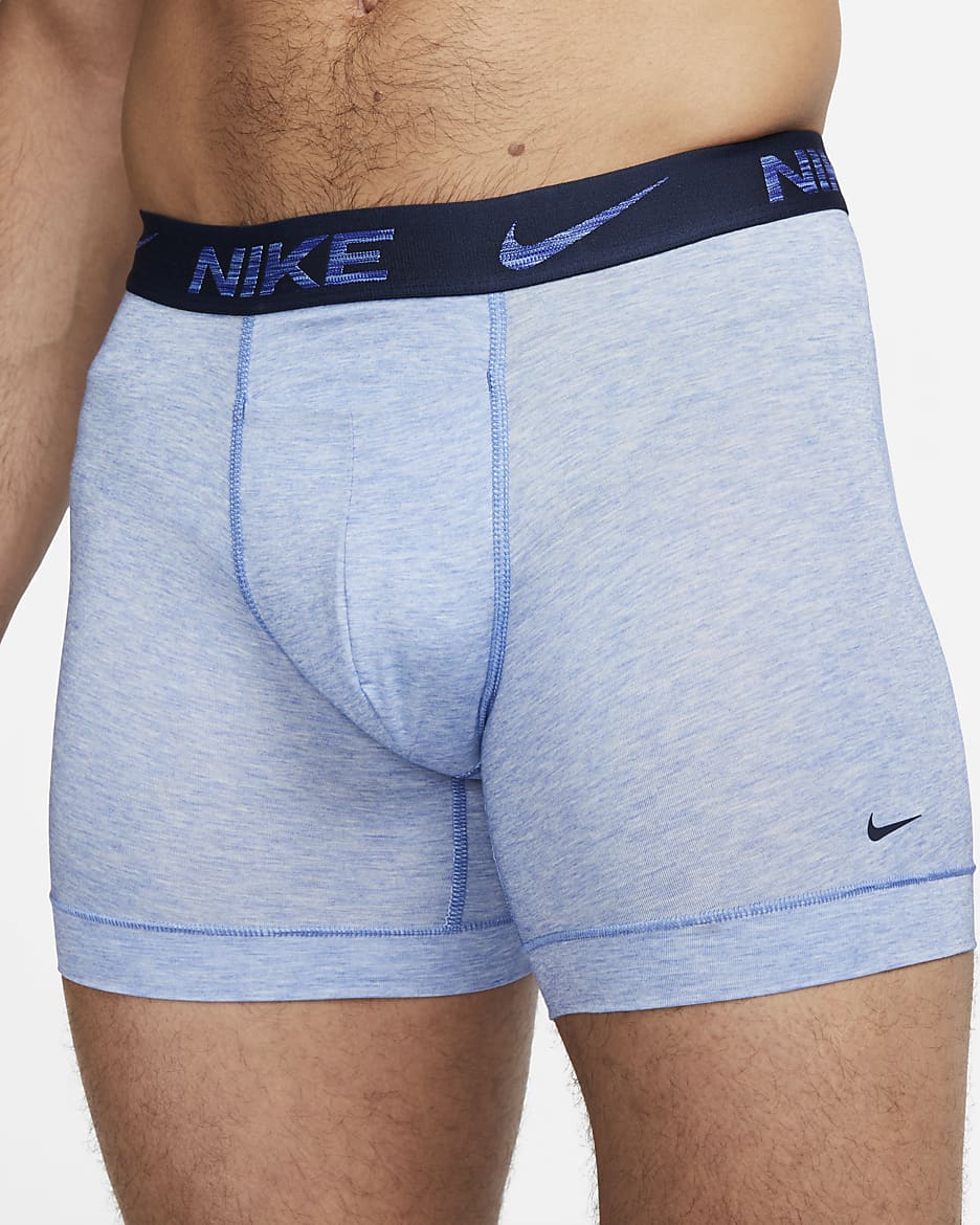 Nike Dri-FIT ReLuxe Men's Boxer Briefs (2-Pack) - Purple