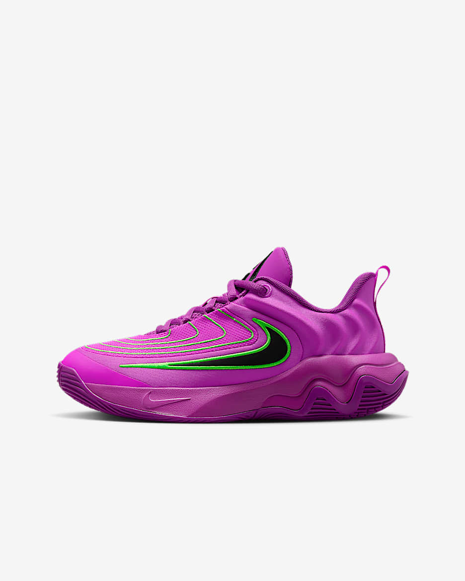 Giannis Immortality 4 Big Kids' Basketball Shoes - Bold Berry/Green Strike/Hyper Violet/Black