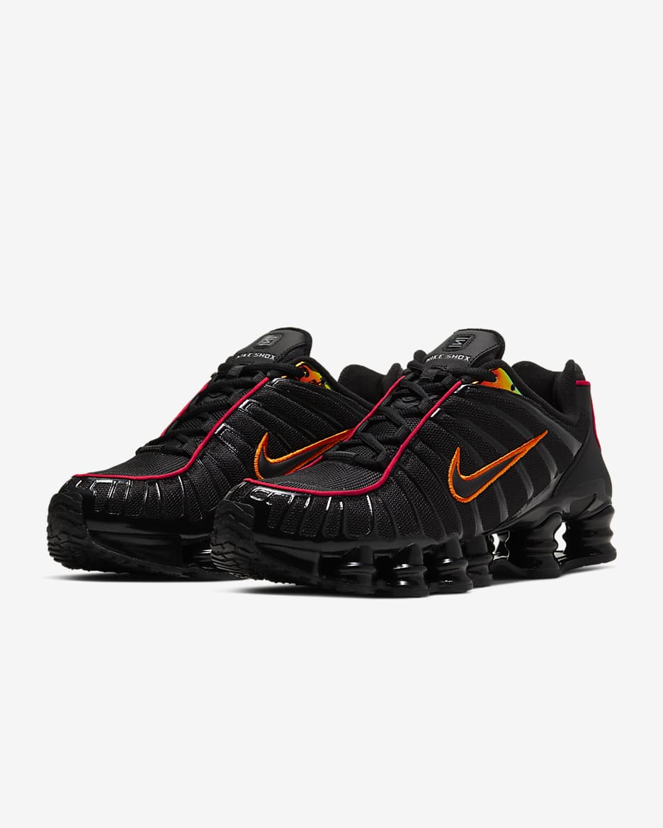 Nike Shox TL Men's Shoes - Black/Magma Orange/University Red/Black