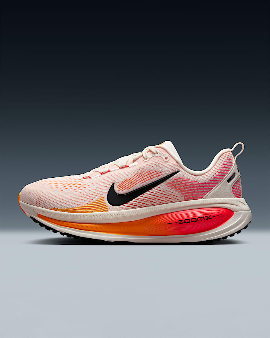 Nike Vomero 18 Women's Road Running Shoes - Sail/Bright Crimson/Laser Orange/Black