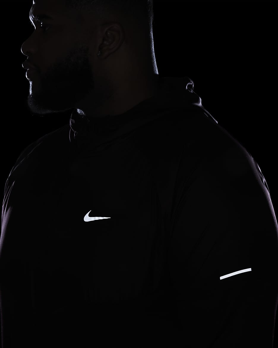 Nike Sphere Miler Men's Therma-FIT Water-Repellent Running Jacket - Burgundy Crush/Burgundy Crush