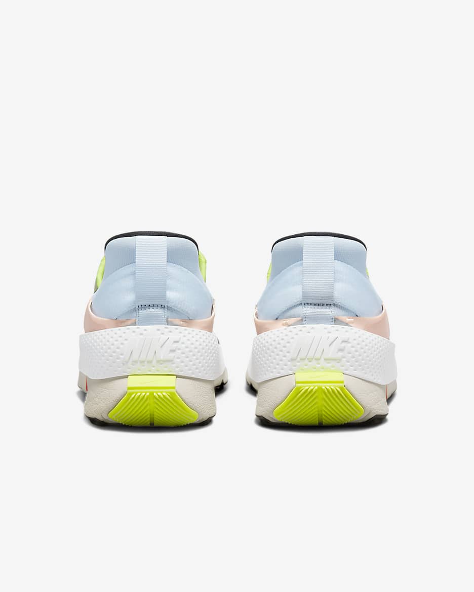 Nike Go FlyEase Easy On/Off Shoes - White/Celestine Blue/Summit White/Black