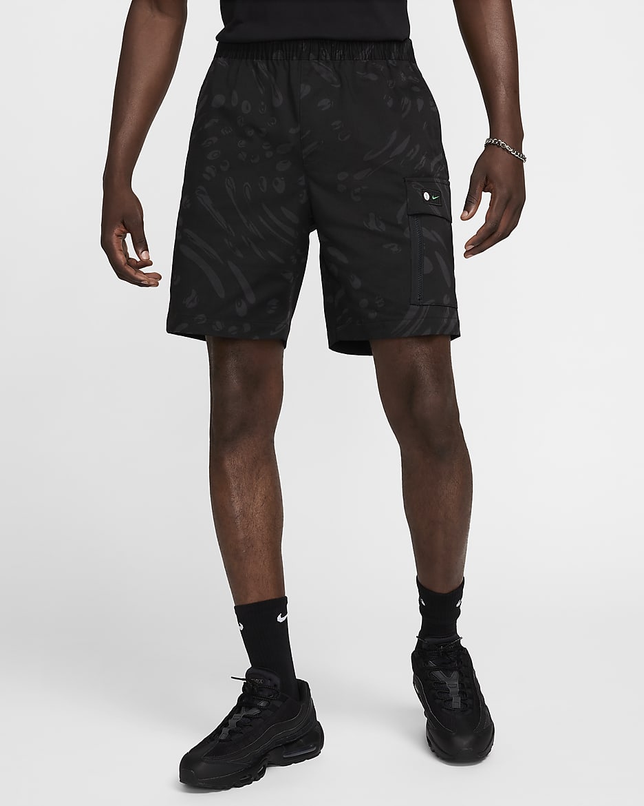 Nigeria Men's Nike Football Woven Shorts - Black