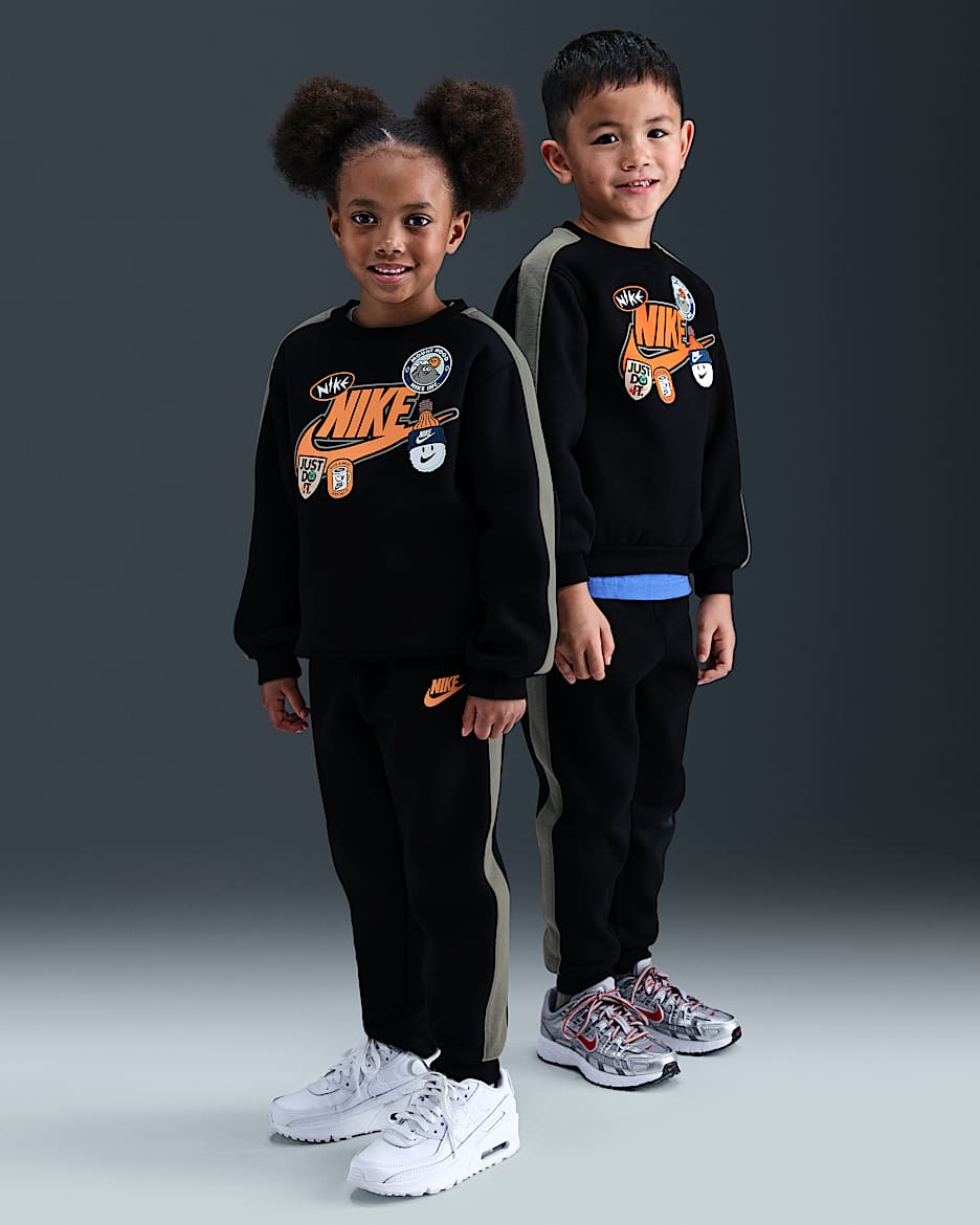 Nike Little Kids' 2-Piece Fleece Pants Set - Black