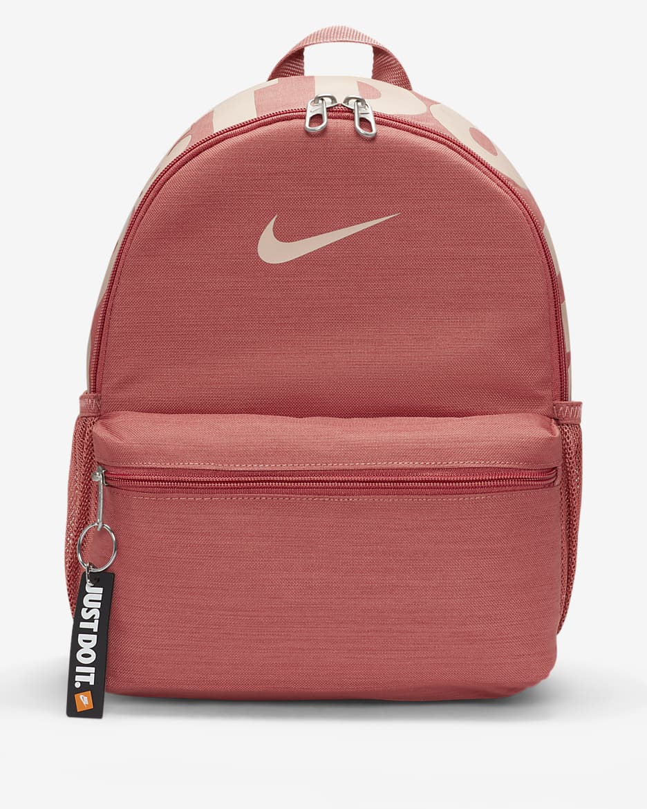 Nike Brasilia JDI Kids' Backpack (Mini) - Canyon Rust/Arctic Orange/Arctic Orange