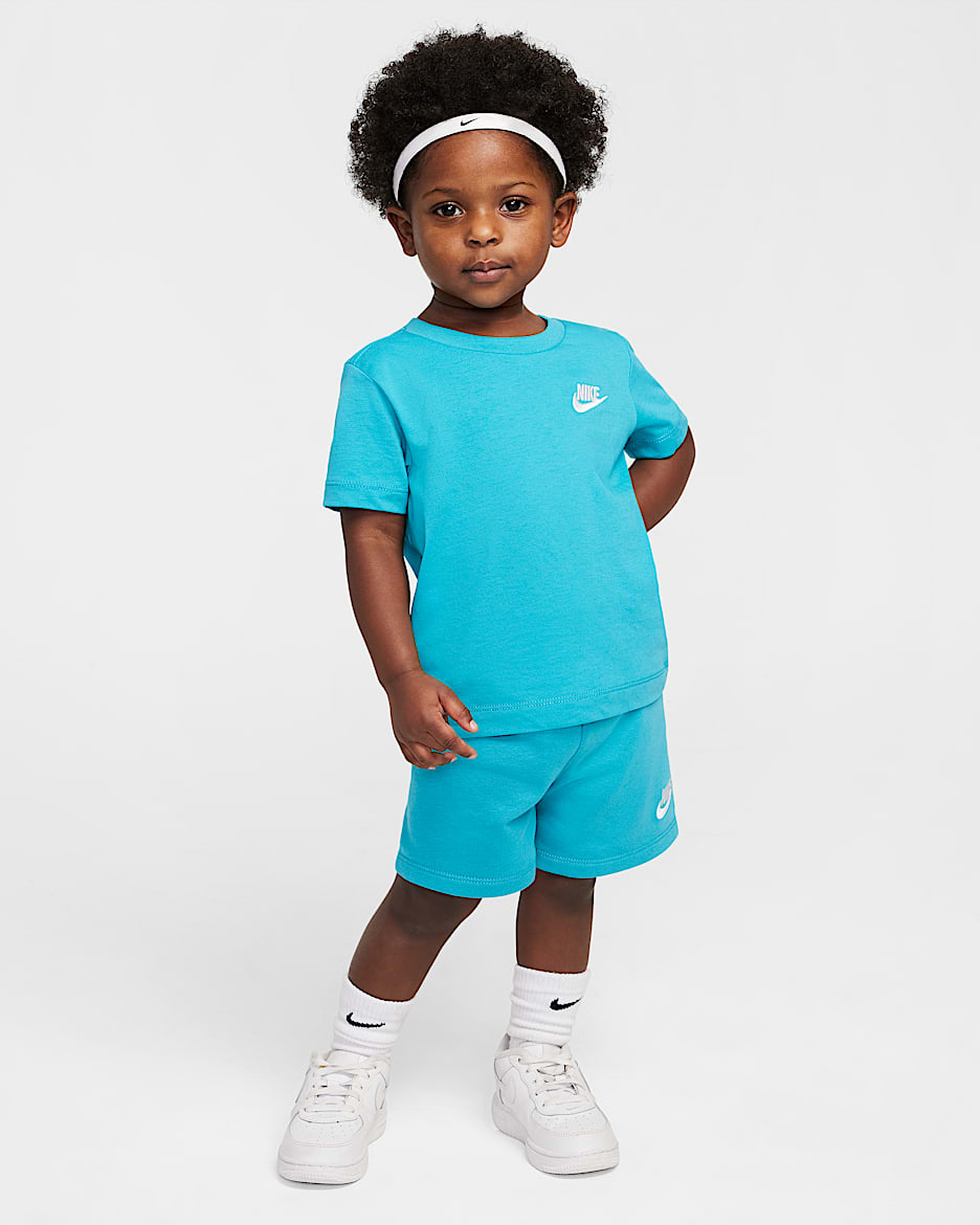 Nike Toddler 2-Piece Knit Shorts Set - Dusty Cactus