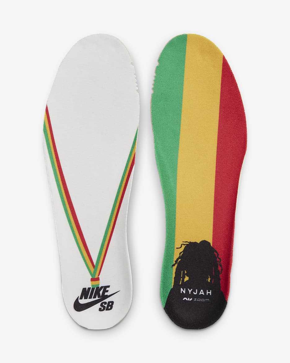 Tenis de skateboarding Nike SB Nyjah 3 PRM - Blanco cumbre/Amarillo tour/Verde suerte/Negro