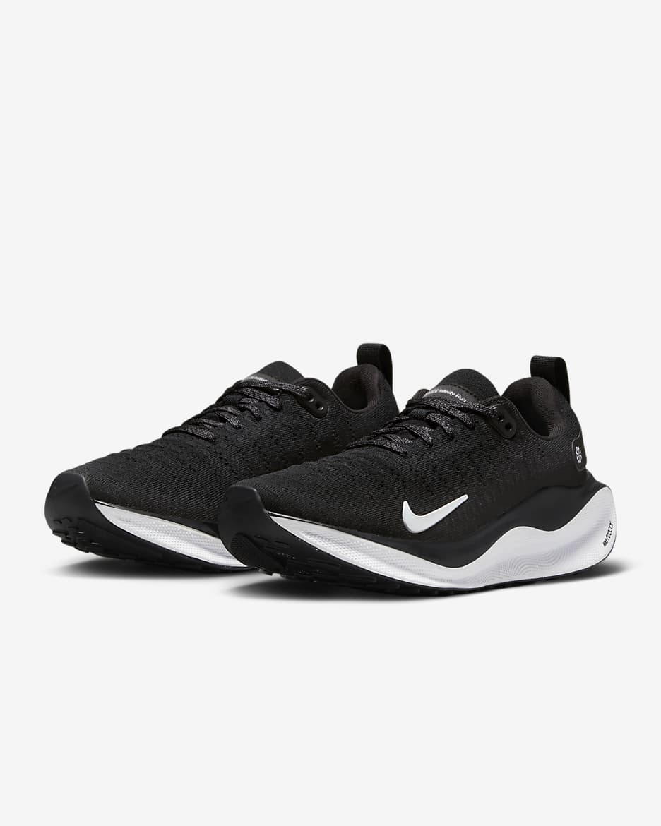 Nike InfinityRN 4 Straßenlaufschuh für Damen - Schwarz/Dark Grey/Weiß