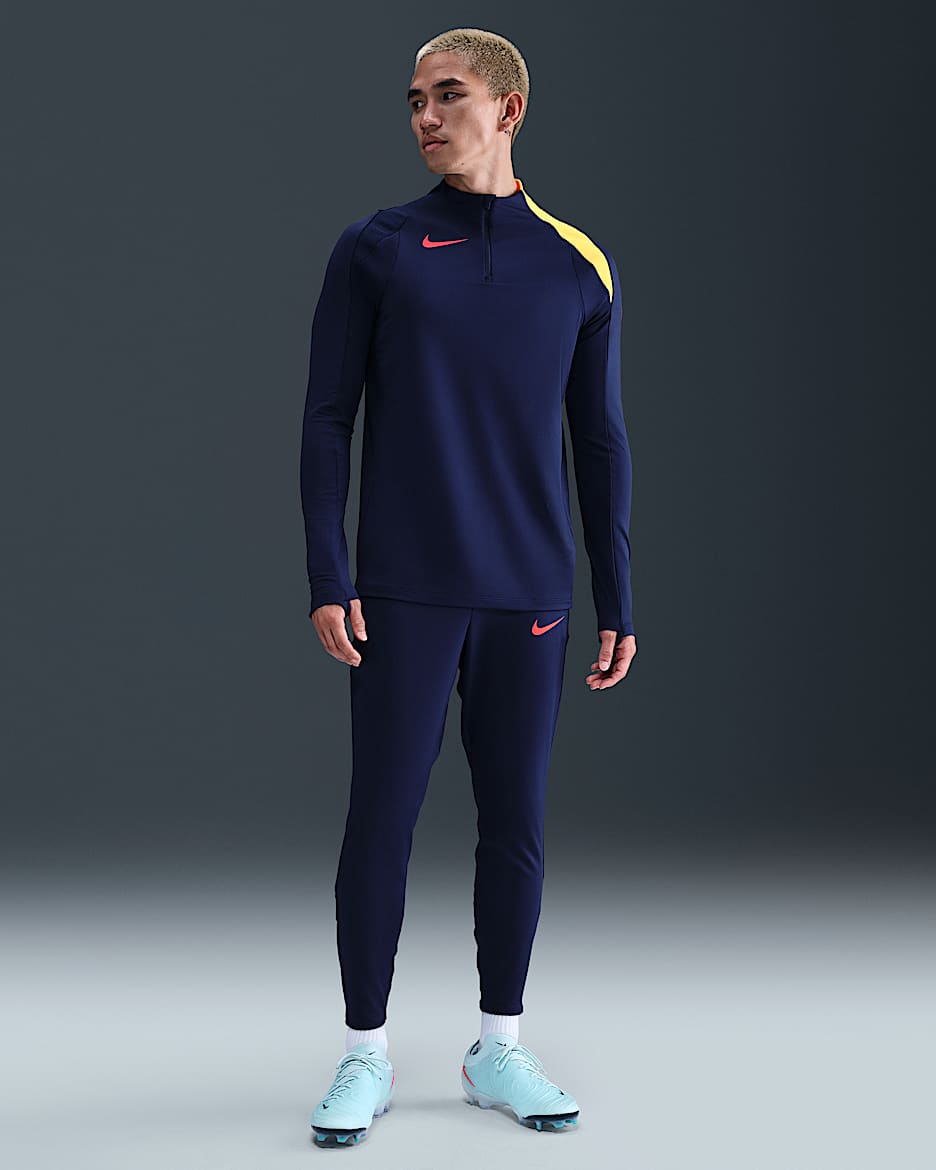 ナイキ ストライク メンズ Dri-FIT サッカーパンツ - ブルーボイド/ブルーボイド/レーザーオレンジ/ブライトクリムゾン