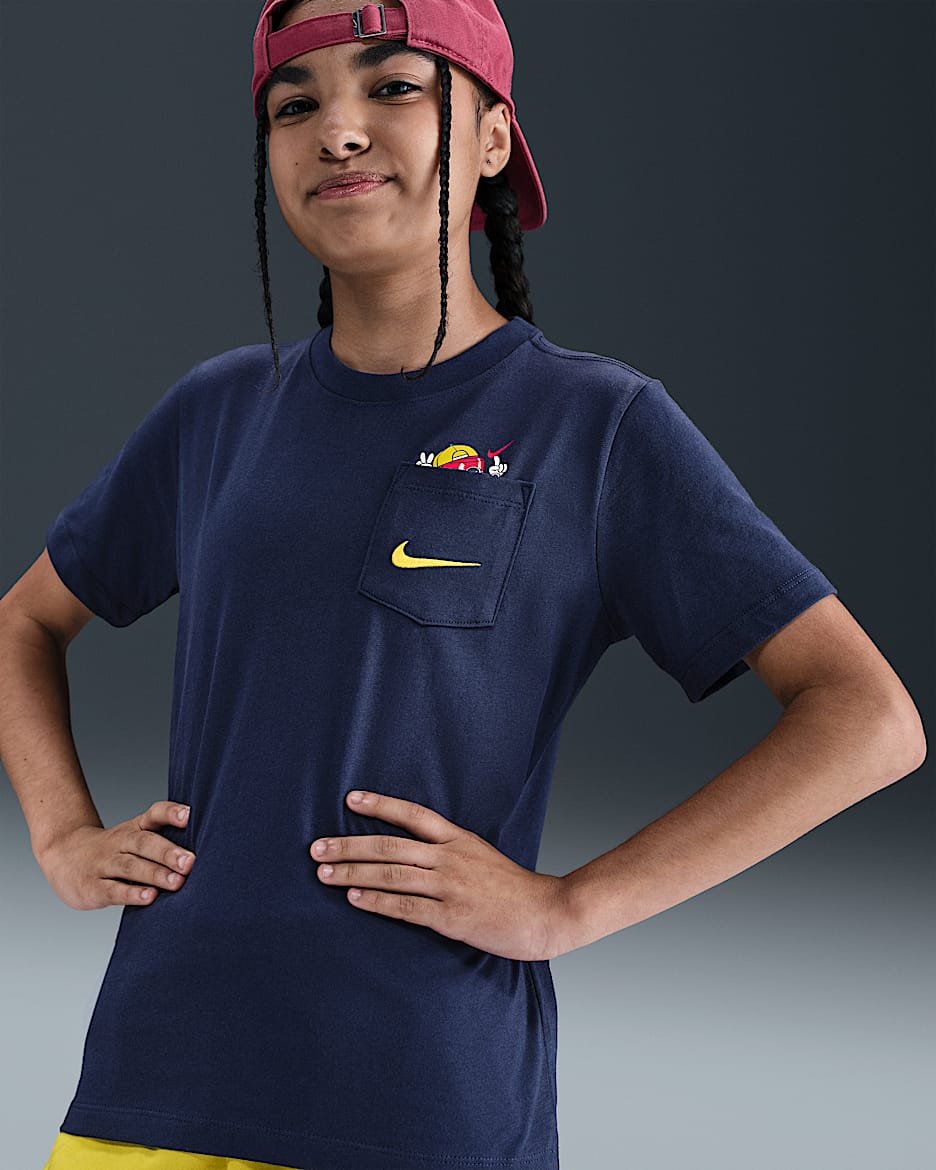 Nike Sportswear Older Kids' T-Shirt - Midnight Navy