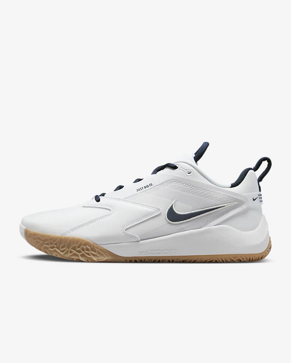 Tenis de vóleibol Nike HyperAce 3 - Blanco/Polvo fotón/Azul marino universitario