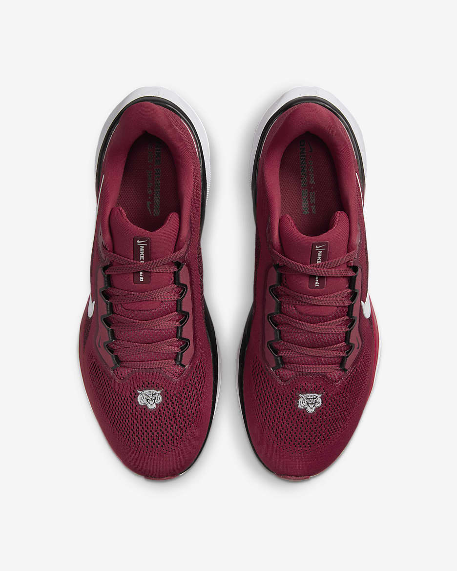 Morehouse Pegasus 41 Men's Nike College Road Running Shoes - Deep Garnet/White/Black/White