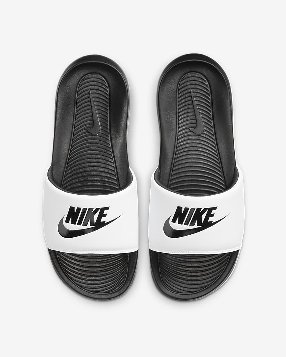 Nike Victori One Herren-Slides - Schwarz/Weiß/Schwarz