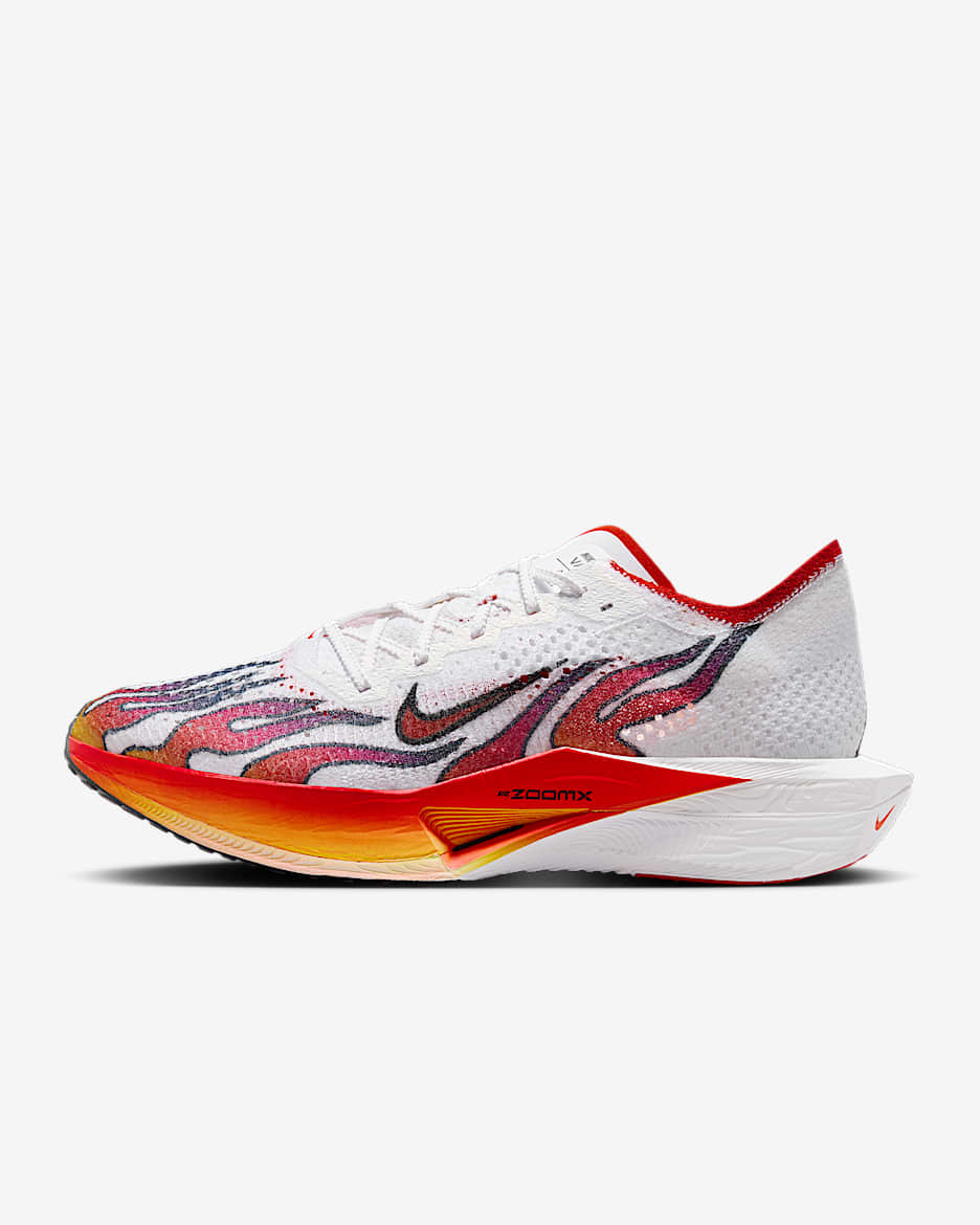Scarpa da gara su strada Nike Vaporfly 3 – Uomo - Bianco/Nero/University Red/Habanero Red