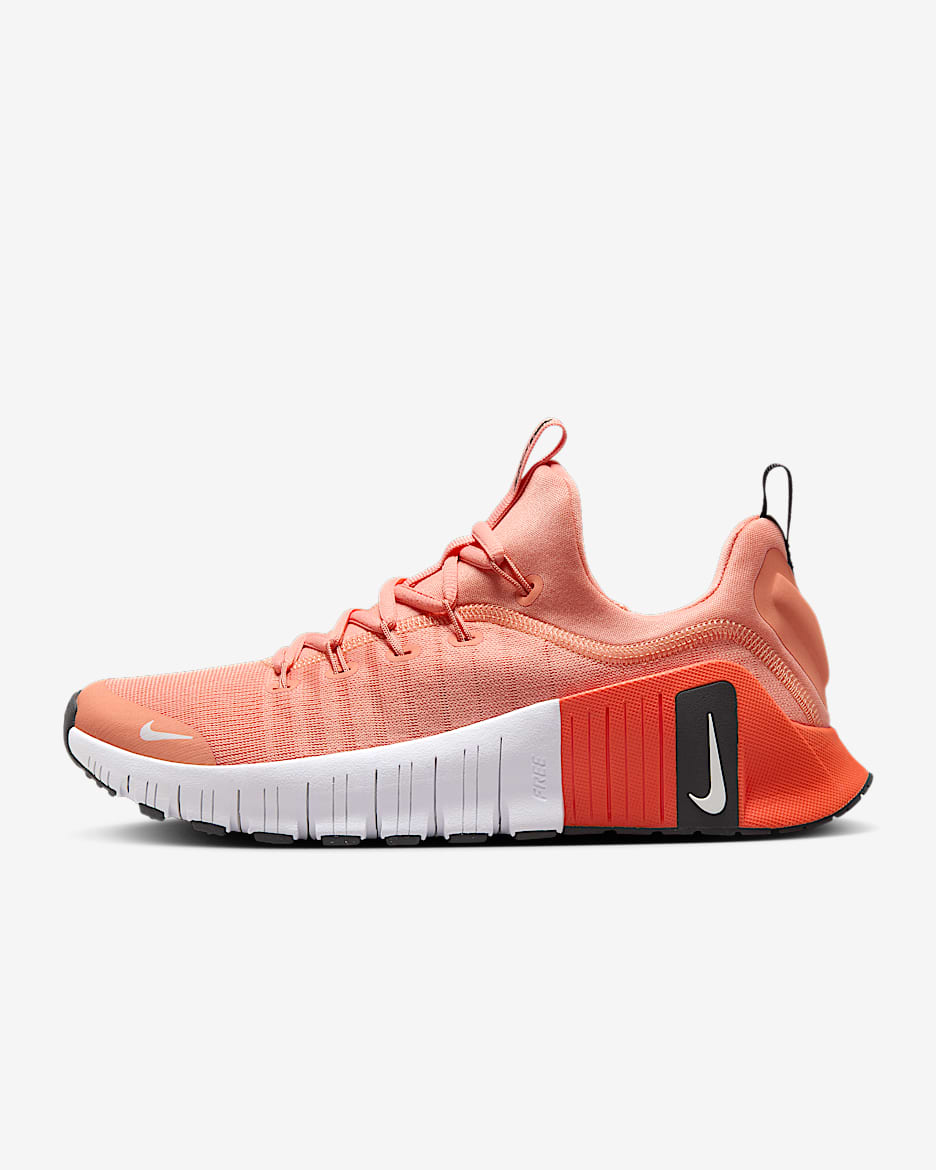 Tenis de entrenamiento para mujer Nike Free Metcon 6 - Ágata melocotón/Naranja césped/Negro/Blanco