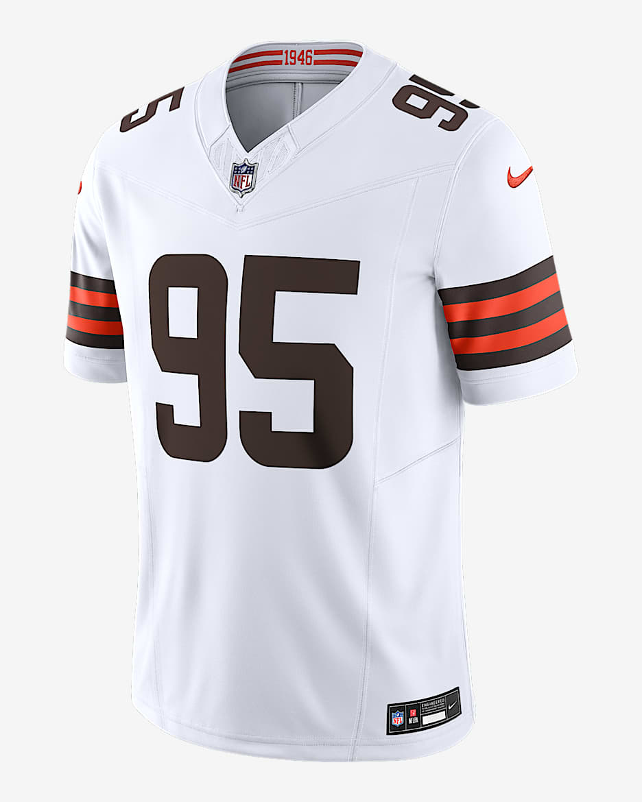 Myles Garrett Cleveland Browns Men's Nike Dri-FIT NFL Limited Jersey - White