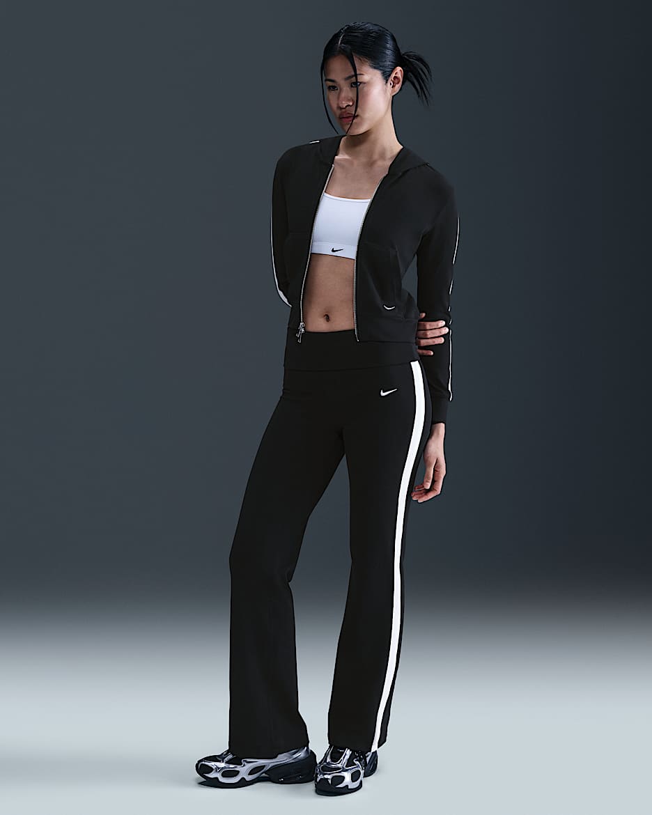 Nike Sportswear Pantalons de cintura alta - Dona - Negre/Blanc