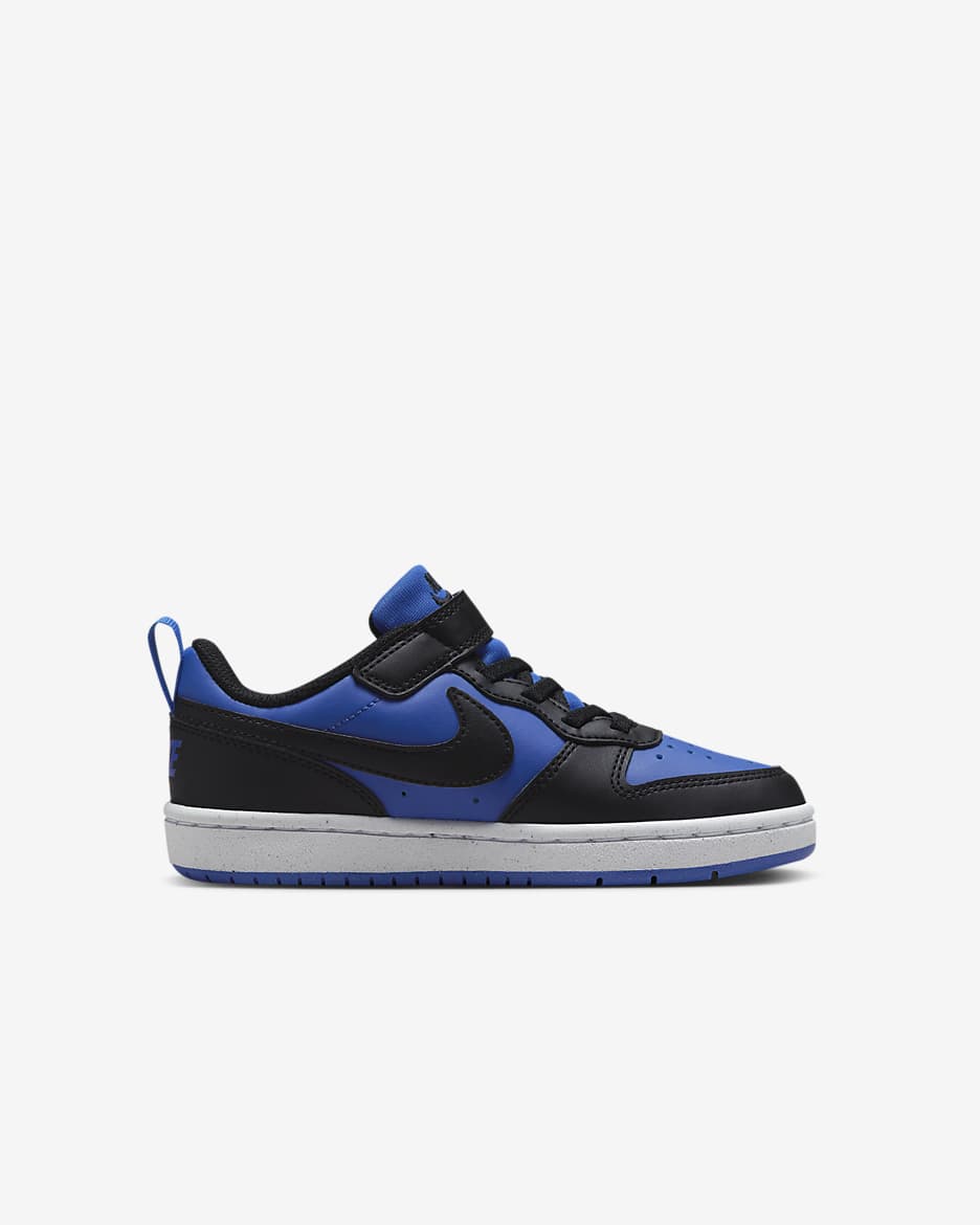 Nike Court Borough Low Recraft Younger Kids' Shoes - Game Royal/White/Black