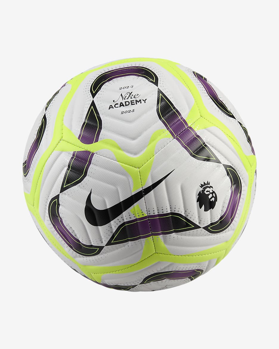 Premier League Academy Fußball - Weiß/Bold Berry/Volt/Schwarz