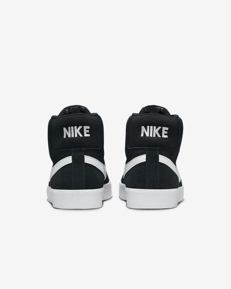 Nike SB Zoom Blazer Mid Sabatilles de skateboard - Negre/Blanc/Blanc/Blanc