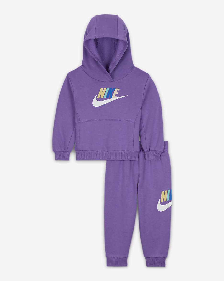 Nike Club Fleece Set Conjunto de dos piezas - Bebé - Black Raspberry