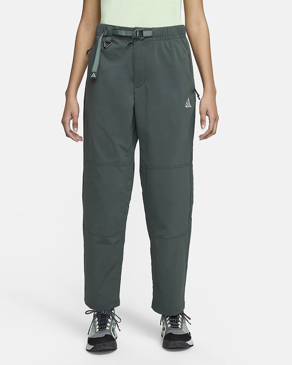 Pants de tiro medio para mujer Nike ACG "UV Hike" - Verde vintage/Blanco cumbre