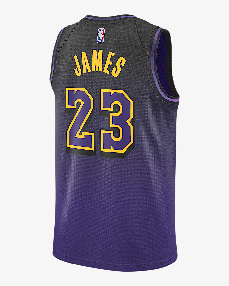 LeBron James Los Angeles Lakers 2024/25 City Edition Men's Nike Dri-FIT NBA Swingman Jersey