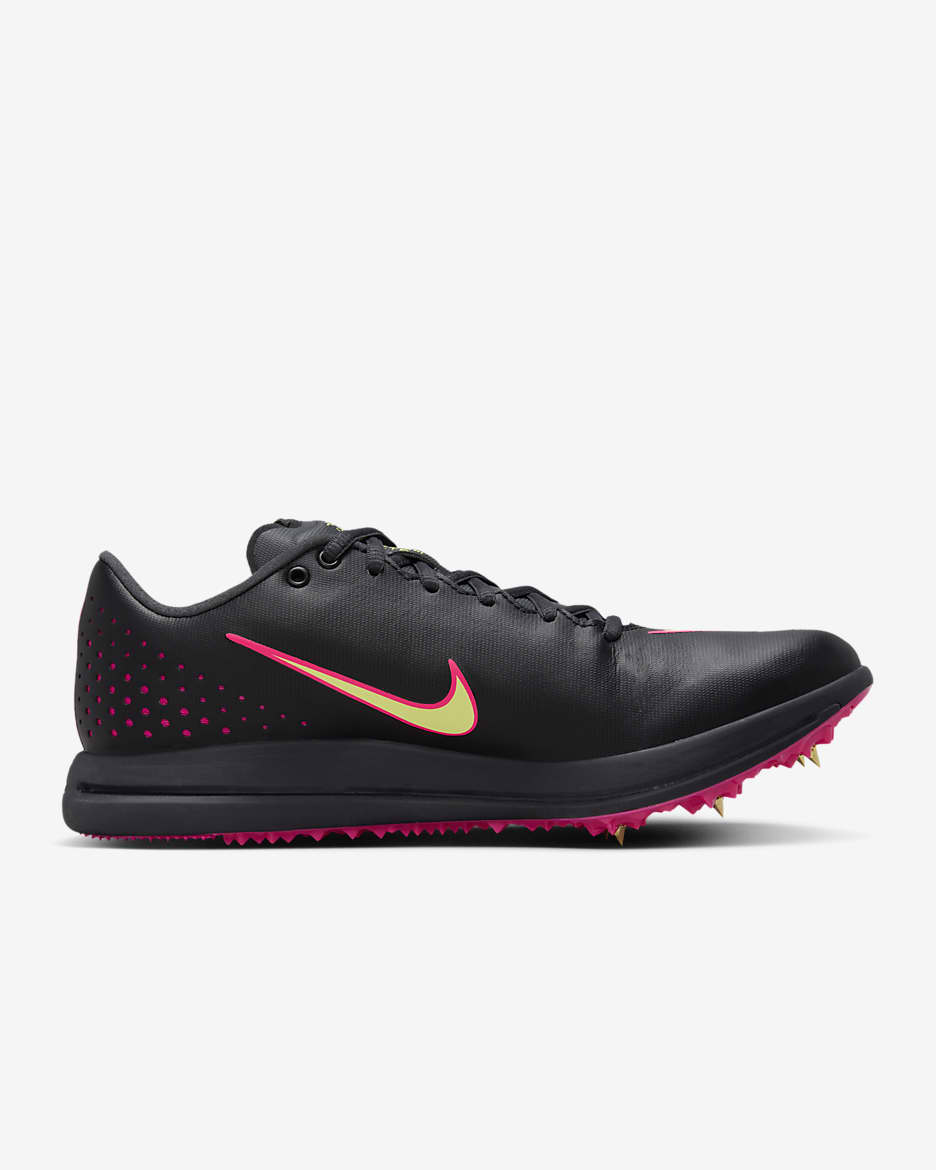 Nike Triple Jump Elite 2 Sabatilles amb claus de salt d'atletisme - Negre/Light Lemon Twist/Fierce Pink