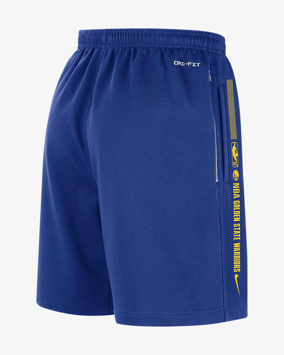 Golden State Warriors Standard Issue Courtside Men's Nike Dri-FIT NBA Shorts - Rush Blue