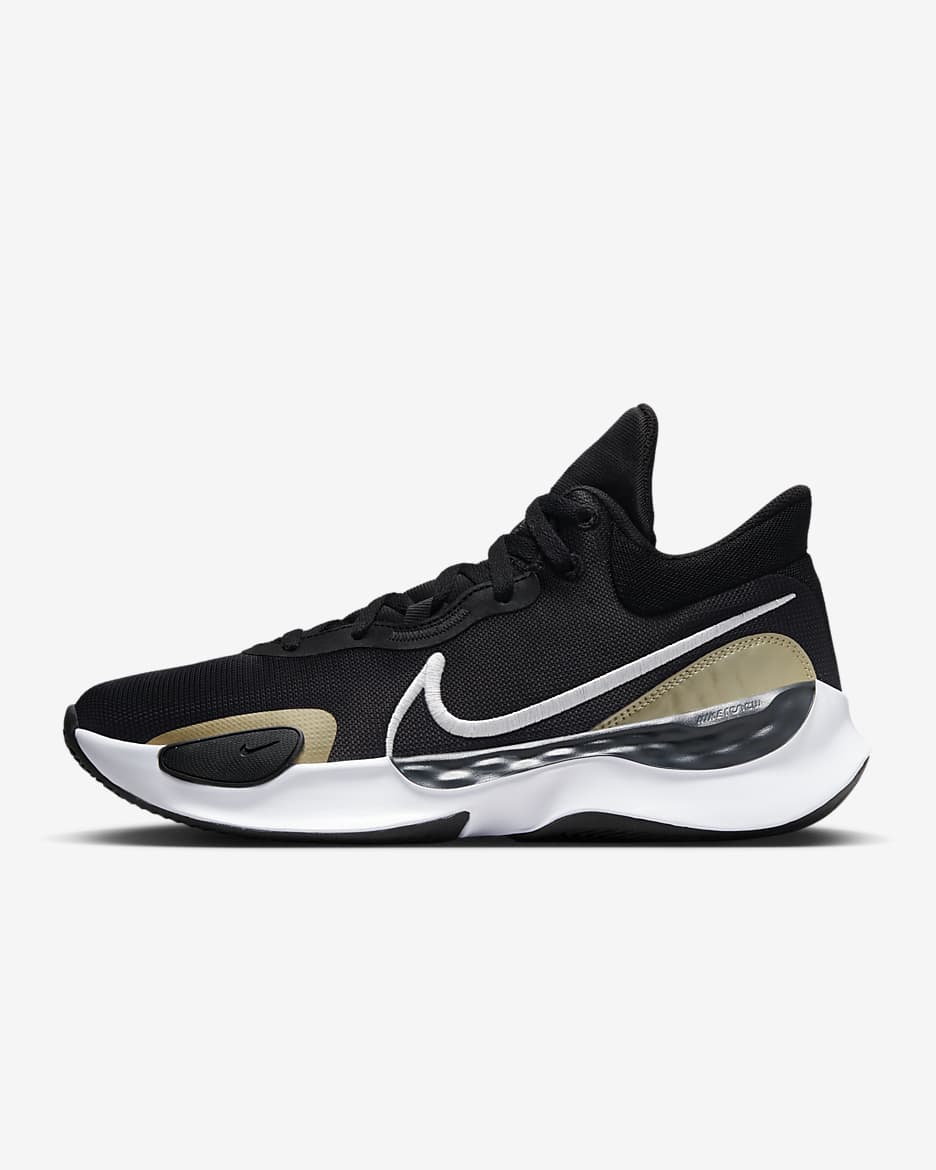 Nike Elevate 3 basketsko - Svart/Off Noir/Anthracite/Hvit