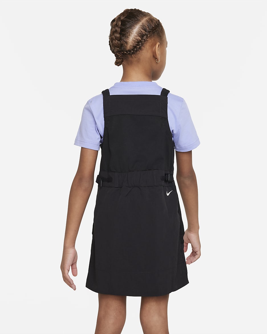 Vestido sustentable para niña talla pequeña Nike ACG Utility Dress - Parrilla