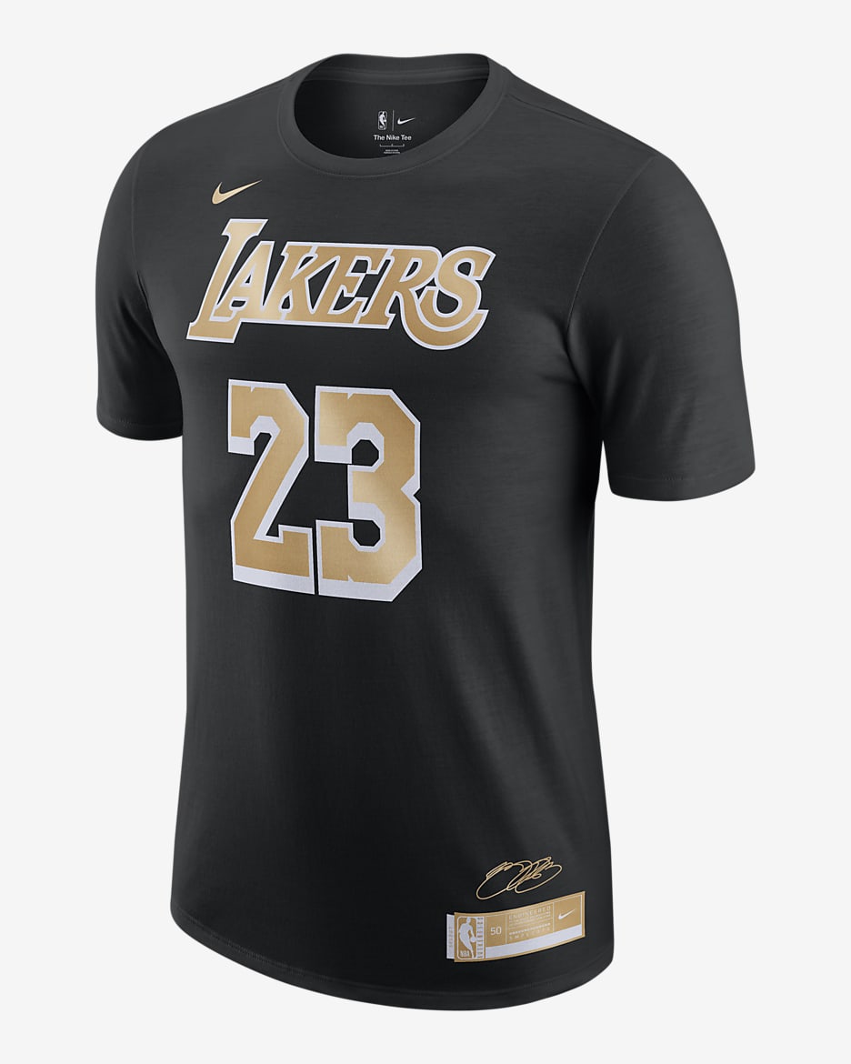 レブロン ジェームズ セレクト シリーズ メンズ ナイキ NBA Tシャツ - ブラック