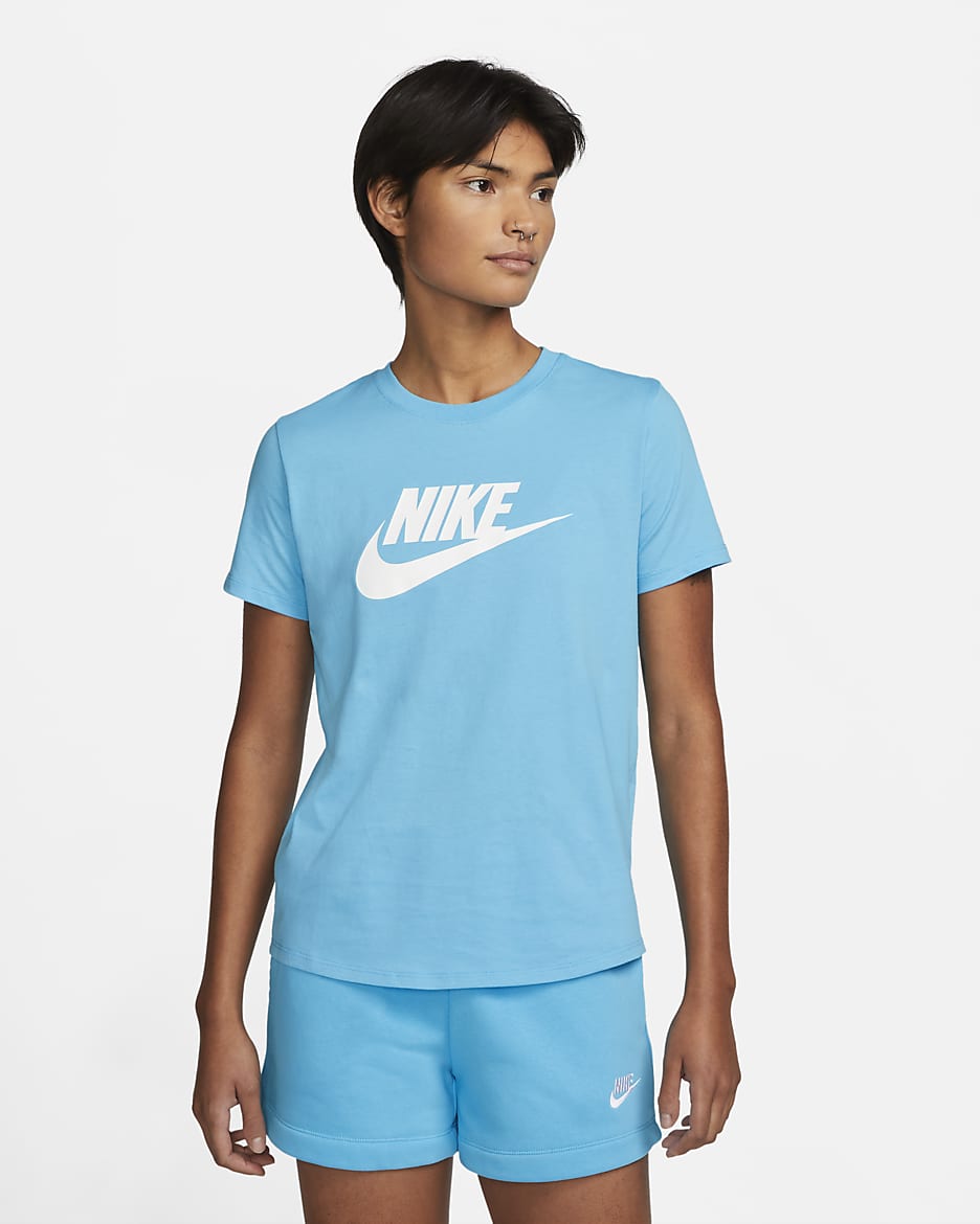 Nike Sportswear Essentials Women's Logo T-Shirt - Baltic Blue