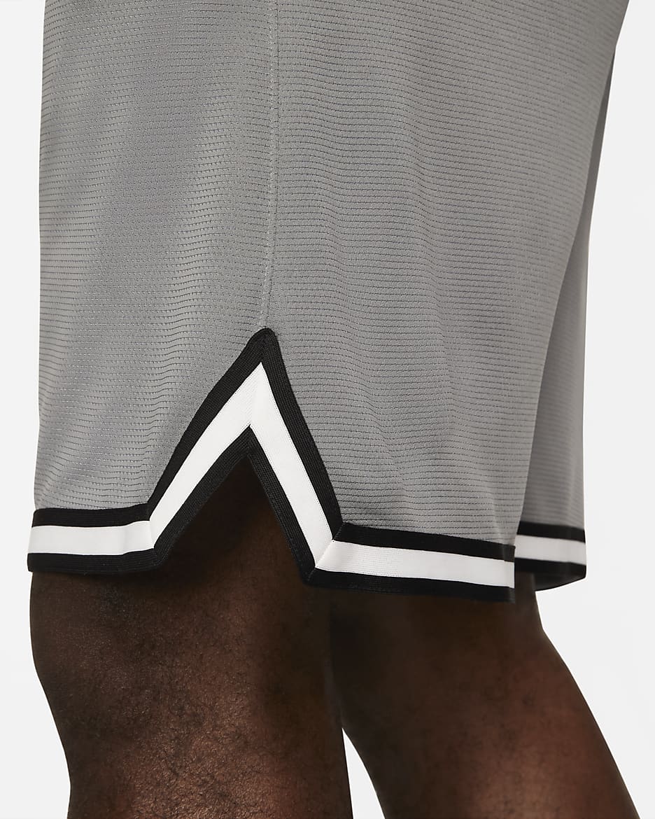 Shorts de básquetbol de 25 cm para hombre Nike Dri-FIT DNA - Gris azulado/Negro